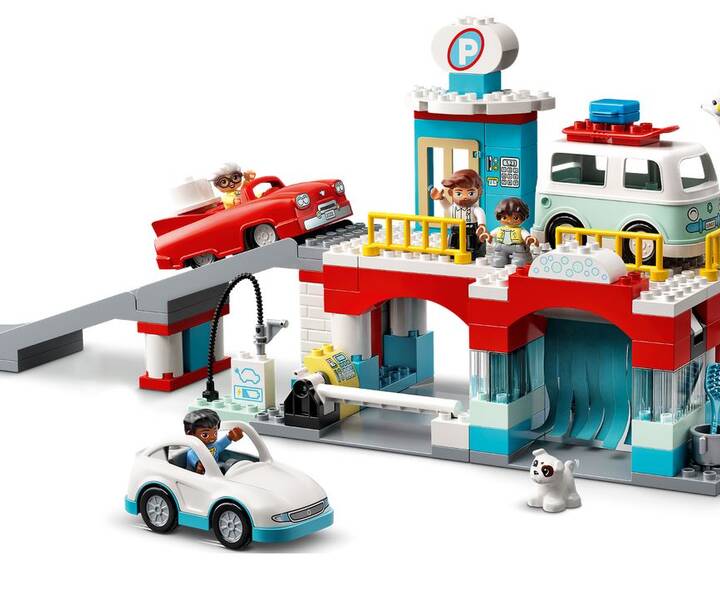 LEGO® 10948 Parkhaus mit Autowaschanlage