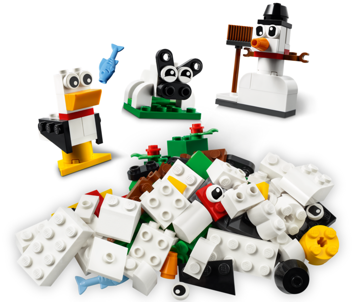 LEGO® 11012 Kreativ-Set mit weissen Steinen