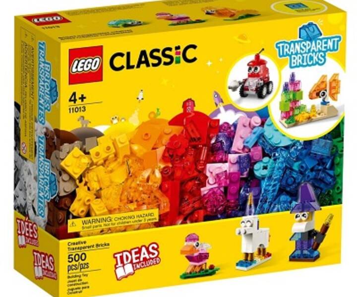 LEGO® 11013 Kreativ-Bauset mit durchsichtigen Steinen