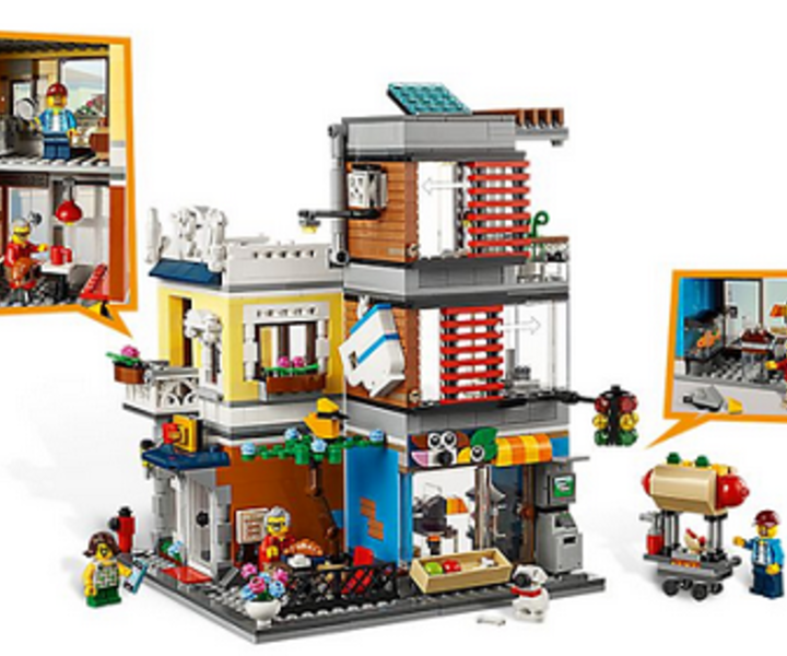 LEGO® 31097 Stadthaus mit Zoohandlung & Café