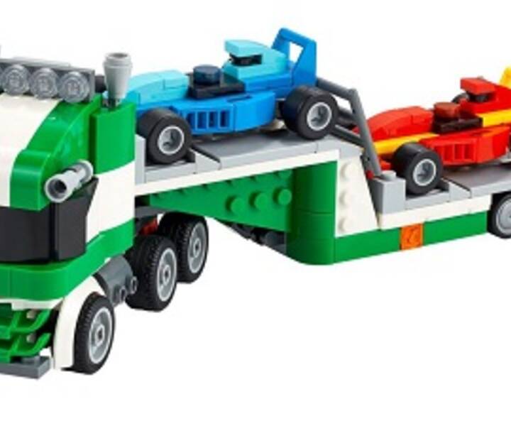 LEGO® 31113 Le transporteur de voitures de course