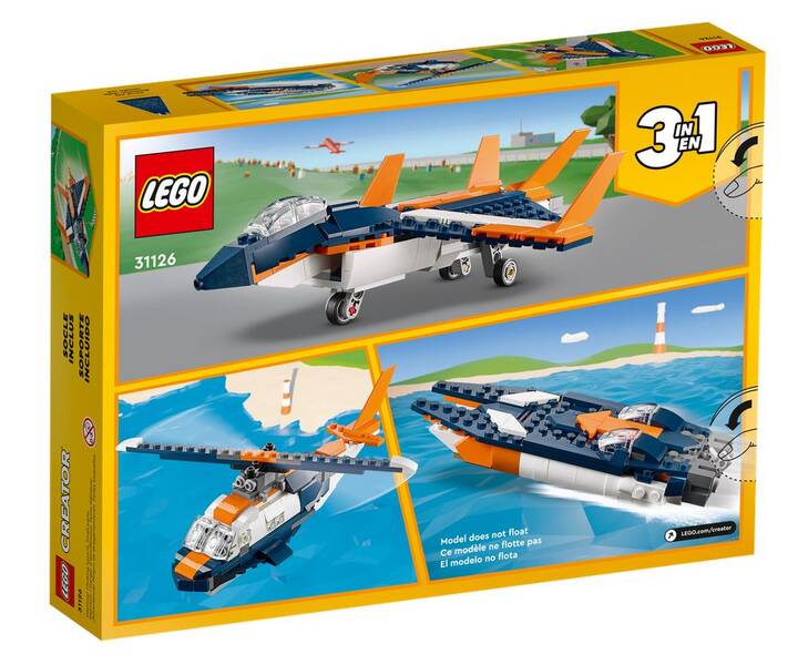 LEGO® 31126 L’avion supersonique