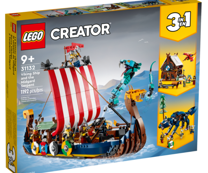 LEGO® 31132 Wikingerschiff mit Midgardschlange
