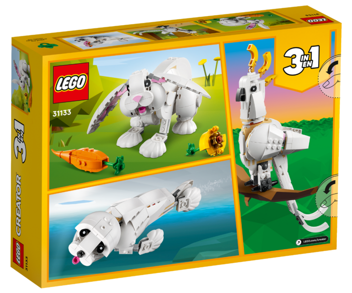 LEGO® 31133 Le lapin blanc