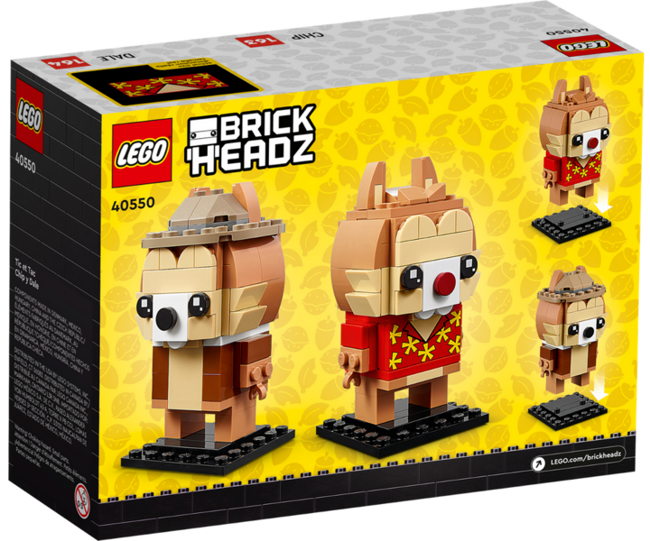 LEGO® 40550 BrickHeadz™ Chip & Chap