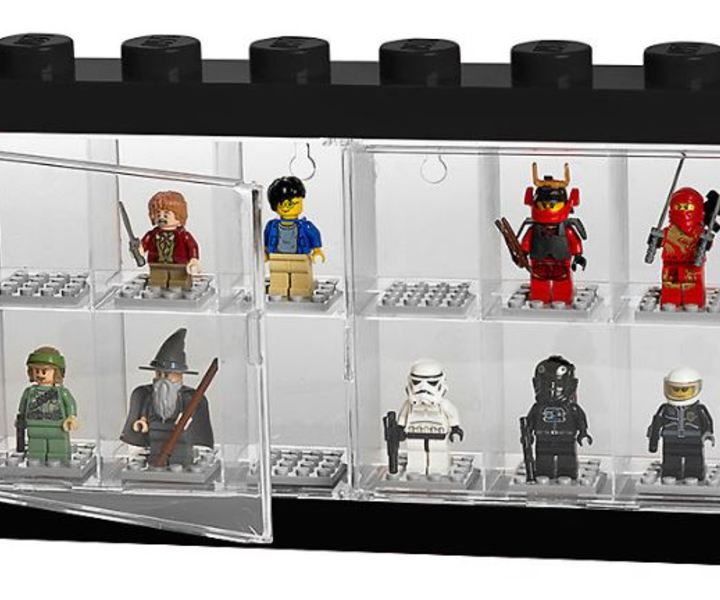 LEGO® Minifig Display 16er schwarz