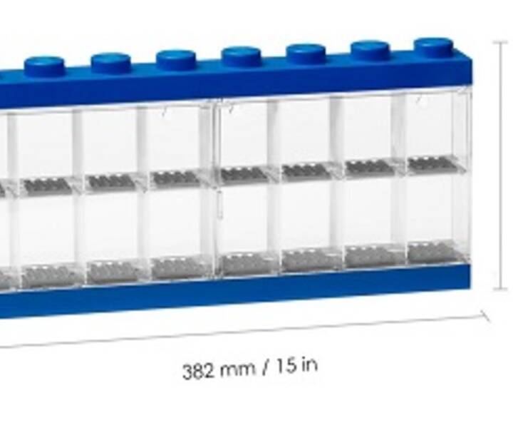 LEGO® Minifigur Display 16er Blau