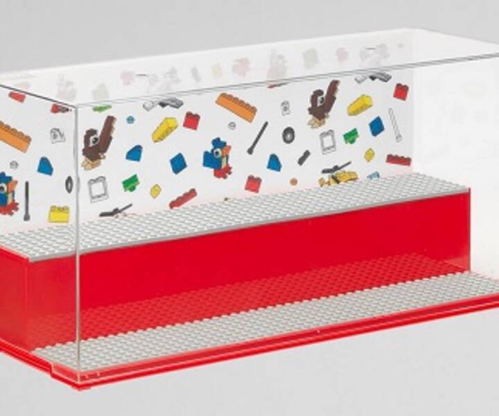 LEGO® Minifiguren Treppen-Display rot