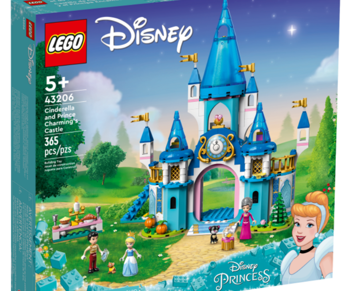 LEGO® 43206 Le château de Cendrillon et du Prince charmant