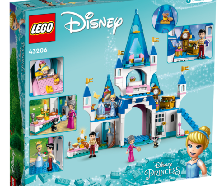 LEGO® 43206 Le château de Cendrillon et du Prince charmant