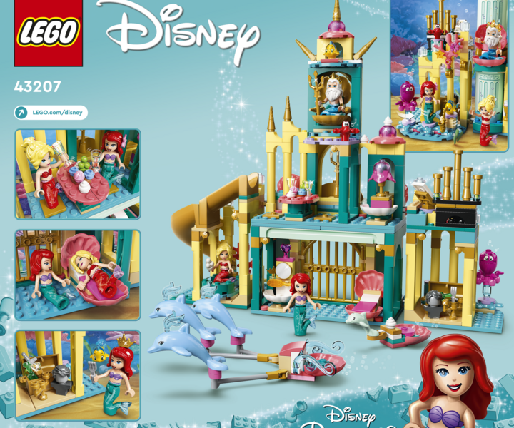 LEGO® 43207 Ariel’s Underwater Palace