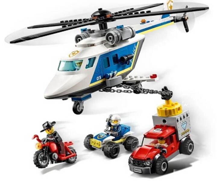 LEGO® 60243 Verfolgungsjagd mit dem Polizeihubschrauber