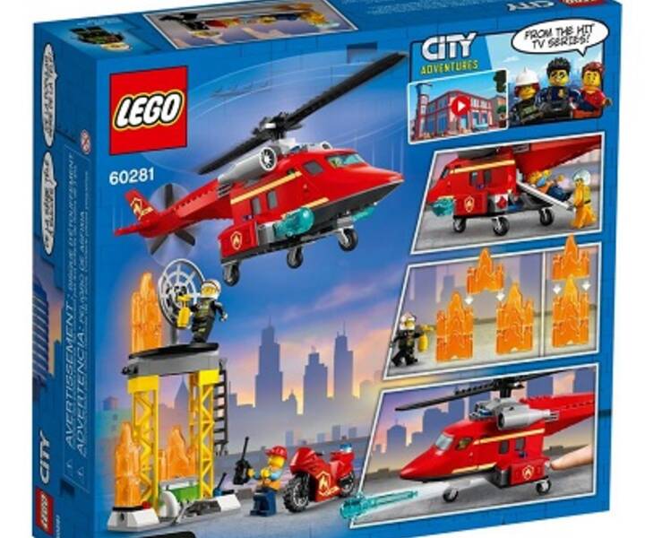 LEGO® 60281 L`hélicoptère de secours des pompiers