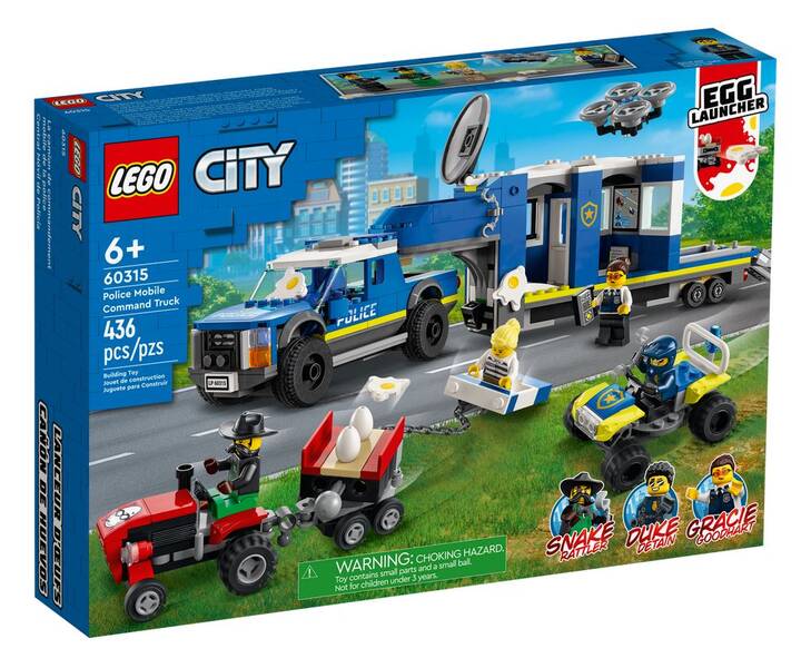LEGO® 60315 Le camion de commandement mobile de la police