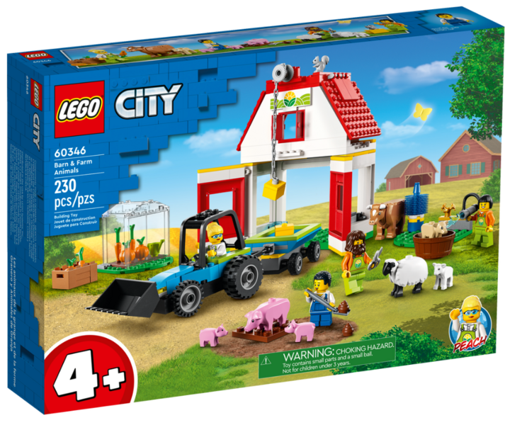 LEGO® 60346 La grange et les animaux de la ferme