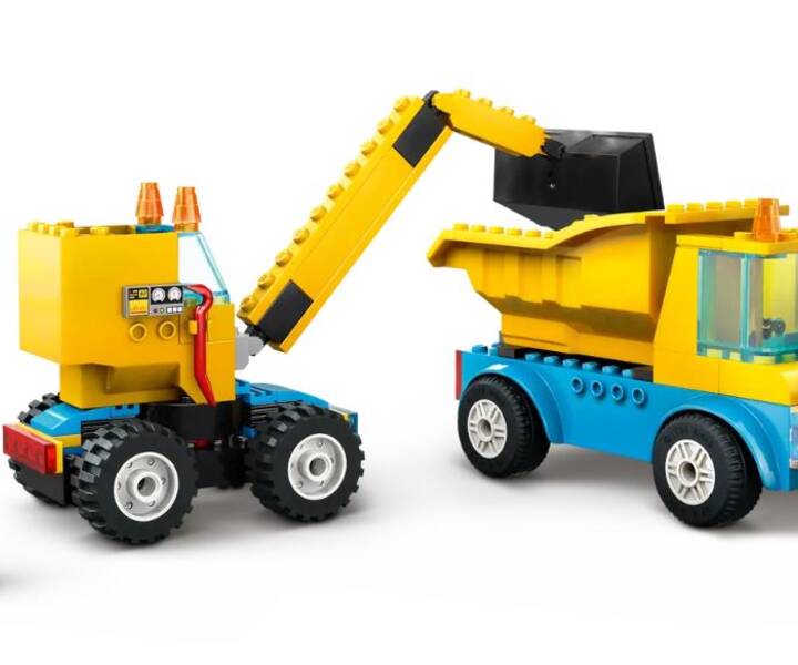 LEGO® 60391 Baufahrzeuge und Kran mit Abrissbirne