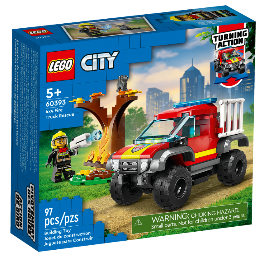 LEGO® 60393 Sauvetage en tout-terrain des pompiers LEGO® City - VELIS  Spielwaren GmbH