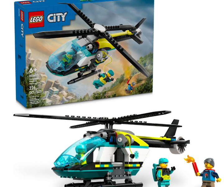 LEGO® 60405 L’hélicoptère des urgences