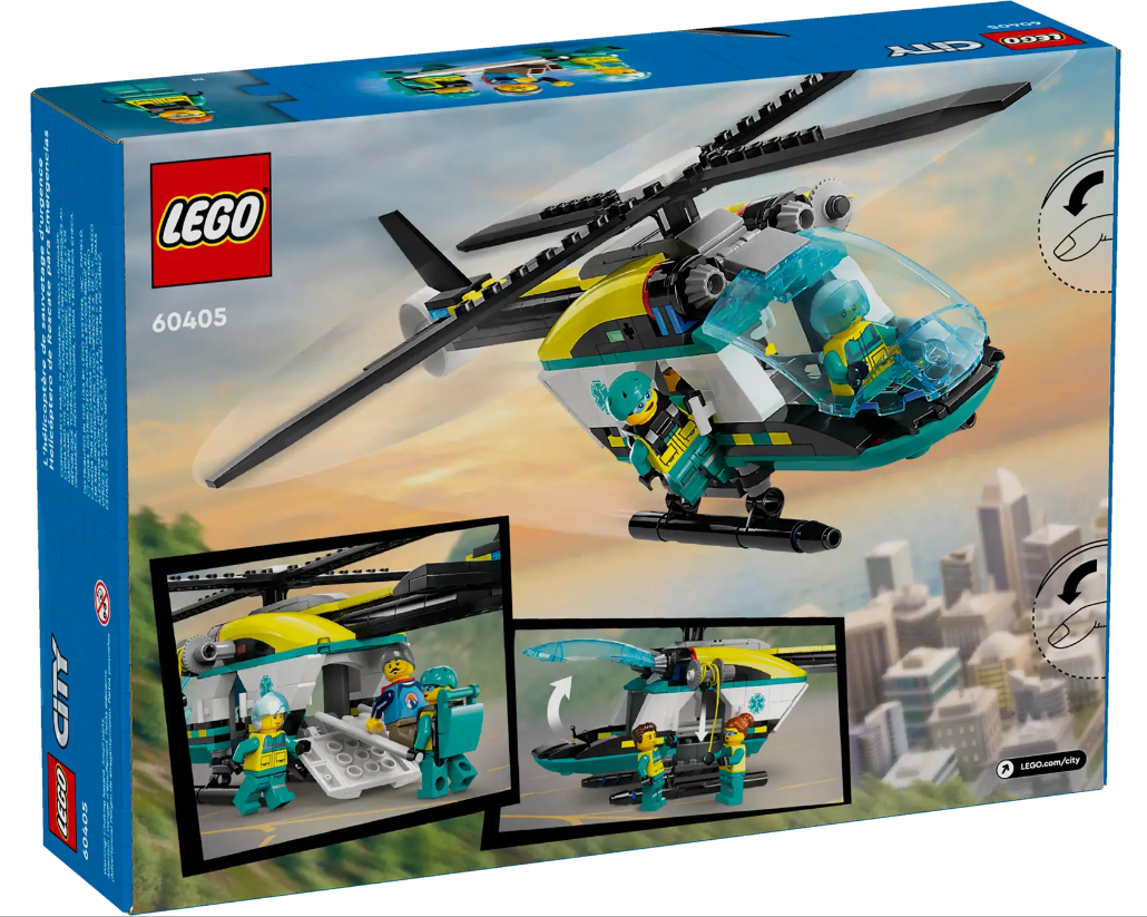 LEGO® 60405 L'hélicoptère des urgences LEGO® City - VELIS Spielwaren GmbH