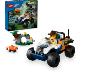 LEGO® 60424 Le tout-terrain de l’explorateur de la jungle et le panda roux
