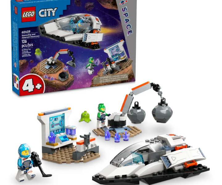 LEGO® 60429 Le vaisseau et la découverte de l’astéroïde