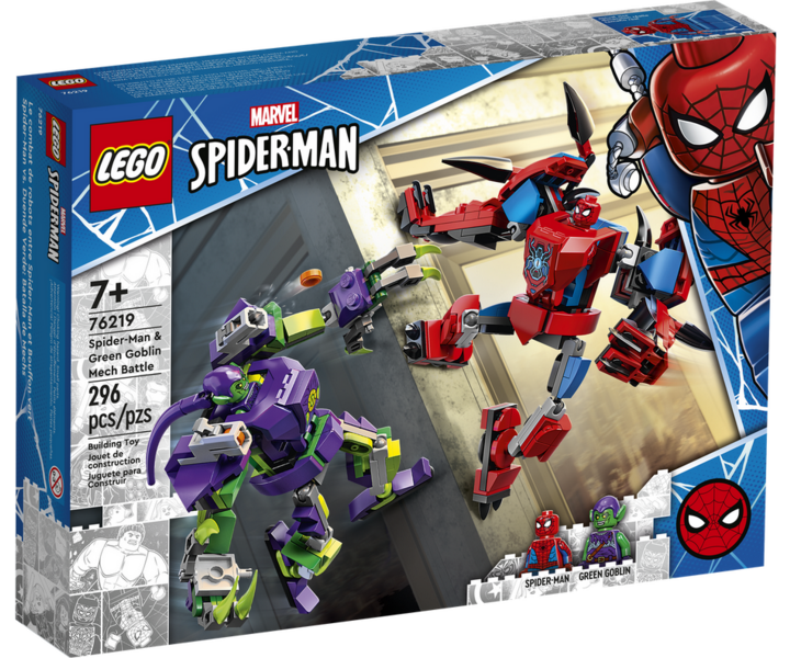 LEGO® 76219 Spider-Man & Green Goblin Mech Battle