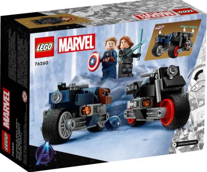 LEGO® 76260 Black Widow & Captain America Motorcycles