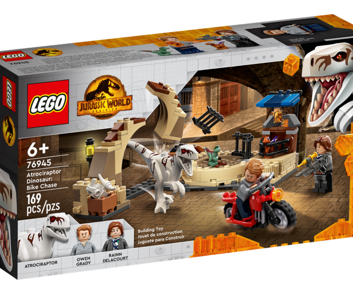 LEGO® 76945 Atrociraptor: Motorradverfolgungsjagd