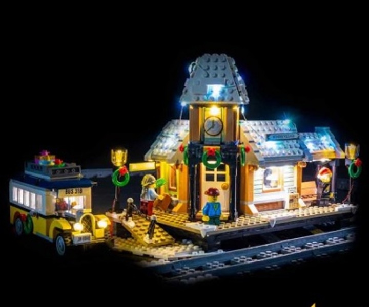 LMB 910259 LED-Beleuchtungsset Winterliche Bahnhof LEGO® 10259