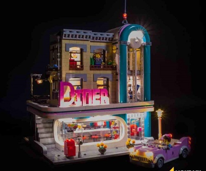 LMB 910260 LED-Beleuchtungsset Downtown Diner LEGO® 10260