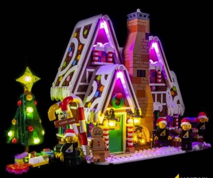 LMB 910267 LED Beleuchtungsset Winterliches Lebkuchenhaus LEGO® 10267